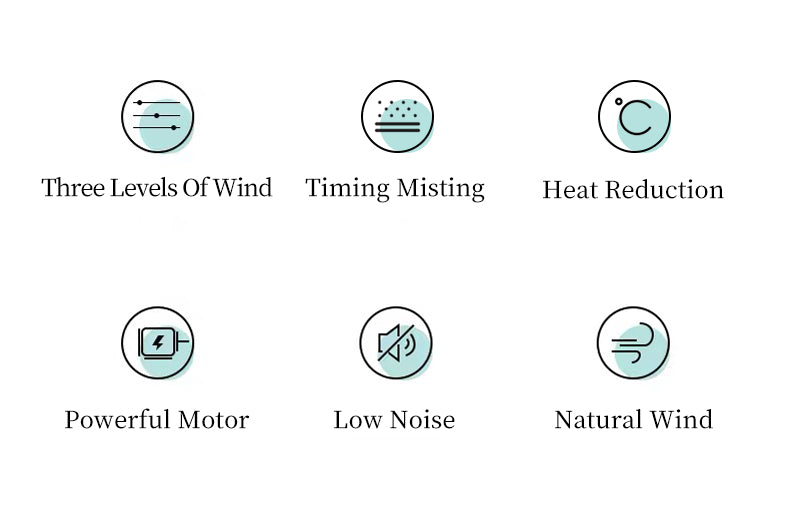Humidification Tower Fan USB Multi-function Electric Fan Replenishment Air Cooling Desktop Fan for Office Home