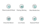 Humidification Tower Fan USB Multi-function Electric Fan Replenishment Air Cooling Desktop Fan for Office Home