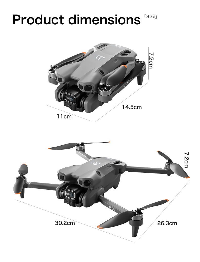 Dual Electric Drone - GT50-4.3-inch Screen Control