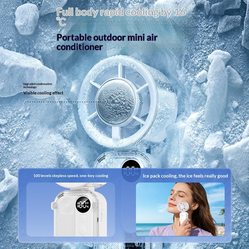 Powerful Cooling Ice-Pack Mini Fan