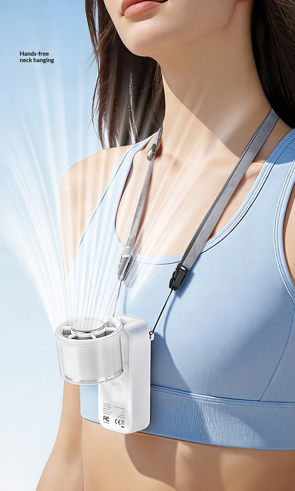 Powerful Cooling Ice-Pack Mini Fan