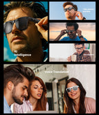AI Smart Glasses Strap Camera Photo Translation Recognition Bluetooth
