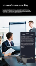 Recording & Translating AI Translation Wireless Bluetooth Glasses Headset Language Real-time Interpretation